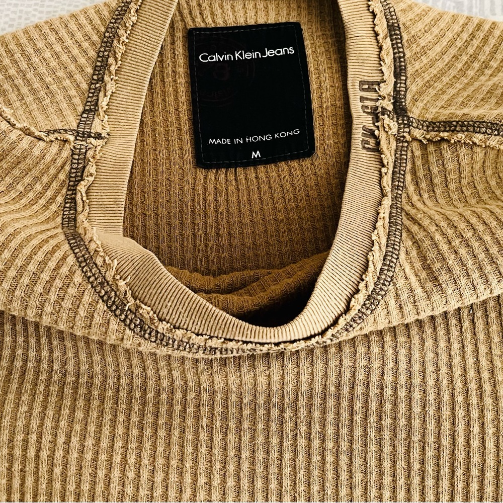 Calvin Klein Jeans Tan Sweater for Men